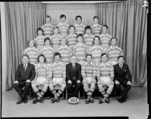 Marist St Pats junior 2nd rugby football team, 1971