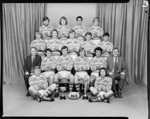 Marist St Pats, Wellington, junior 1st grade rugby football team, 1971