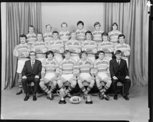 Marist St Pats senior 1st rugby football team, 1971