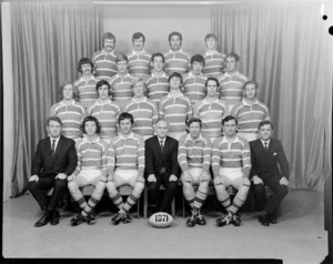 Marist St Pats junior 2nd rugby football team, 1971