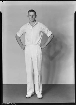 Bruce Morrison, member of the New Zealand representative cricket team