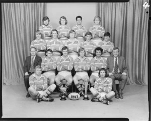 Marist St Pats, Wellington, junior 1st grade rugby football team, 1971