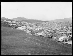 Part 1 of a 2 part panorama of Newtown, Wellington