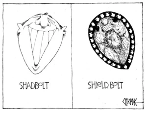 Shadbolt in. Shieldbolt out. 11 October 2010