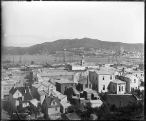 Wellington, from above The Terrace, looking towards the harbour