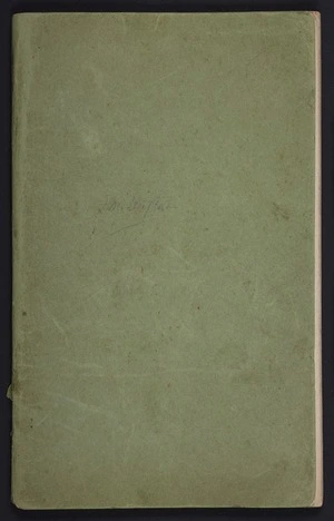 Hodgkins, Frances Mary, 1869-1947 :F M Hodgkins [Album front cover. 1880s?]