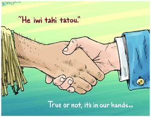 Moreu, Michael, 1969- :"He iwi tahi tatou." 6 February 2015