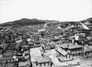 Part 2 of a 3 part panorama of Newtown, Wellington