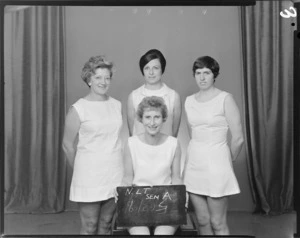 Newtown Lawn Tennis Club, Wellington, senior B women's team of 1969