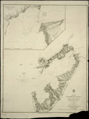 Current Basin and French Pass / surveyed by B. Drury ... [et al.], 1854.