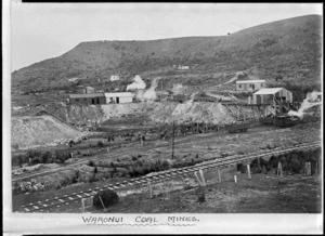 Waronui coal mines, circa 1926, Clutha District.