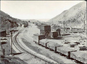 Cross Creek railway yards - Photograph taken by Albert Winzenberg