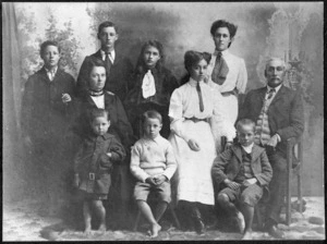 Photograph of John Thomas Blake (1853-1940) and family