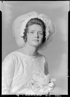 Bride, wedding of Mr B E Canavan