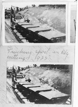 Wharf locomotive and hoppers, Mount Maunganui