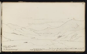 Wills, Alfred, fl 1842-1852 :Waikawa bay from its junction with Q[ueen] C[harlotte] S[ound]. A. Wills del[ineavi]t. Aug. 1848.