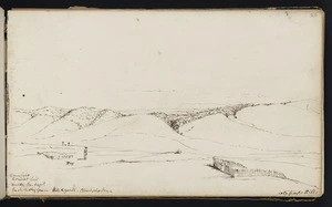 Mantell, Walter Baldock Durrant, 1820-1895 :Otepopo Hills. [1848]