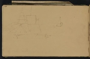 Mantell, Walter Baldock Durrant, 1820-1895 :[Ship and loudhailer? 1848]