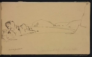 Mantell, Walter Baldock Durrant, 1820-1895 :Moeraki facing north. [1848]