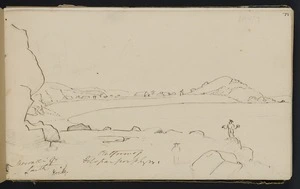 Mantell, Walter Baldock Durrant, 1820-1895 :Moeraki fr[om] South. Nov. 19 [1848]