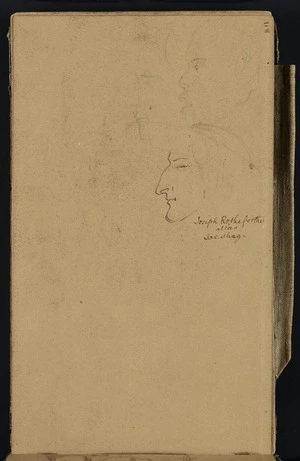 Mantell, Walter Baldock Durrant, 1820-1895 :[Sketches of faces including] Joseph Rotherforthe alias Joe Shag [1848]