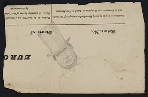 [Mantell, Walter Baldock Durrant] 1820-1895 :[Maori man in a top hat. 1848?].