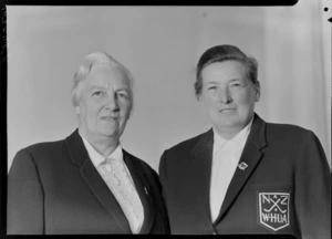 Mrs Wilkins and Mrs Sparks, New Zealand ladies hockey selectors