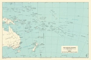 The South Pacific / SPEC, South Pacific Bureau for Economic Co-Operation, compiled by the Department of Lands and Survey, New Zealand.