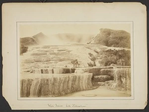 Valentine, George Dobson, 1852-1890 :White Terrace, Lake Rotomahana