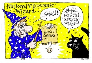 Hodgson, Trace, 1958- :National's Economic Wizard... 3 May 2015
