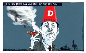 Murdoch, Sharon Gay, 1960- :D is for Drilling and Dollar and Dolphin. 5 April 2015