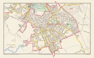 Papatoetoe borough street map / drawn by the Lands & Survey Dept. N.Z.
