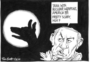 Scott, Thomas, 1947- :"Iran with nuclear weapons, America!!! Pretty scary, huh?" 7 March 2015