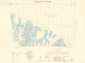 Shackleton Glacier : Dufek Coast, Ross Dependency Antarctica.