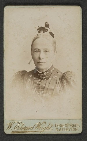 Wright, W Edward (Forest Gate Studio, Essex) fl 1860-1880 :Portrait of woman in costume