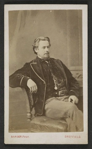Grand & Dunlop (Christchurch) fl 1878 :Portrait of unidentified man