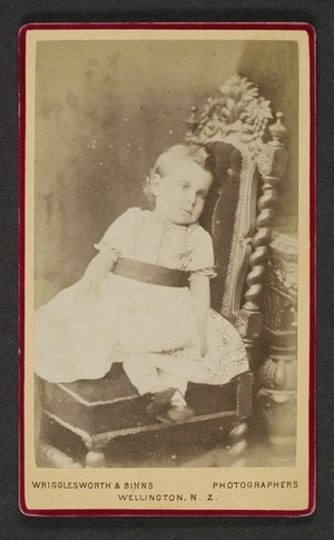 Wrigglesworth and Binns: Portrait of unidentified child