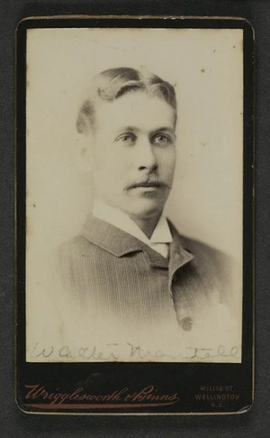 Wrigglesworth & Binns (Wellington) fl 1874-1900 :Portrait of Walter Mantell