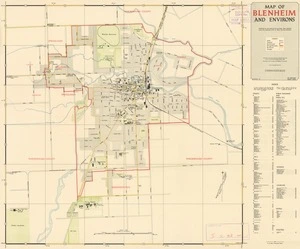 Map of Blenheim and environs.