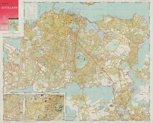 Map of Auckland.