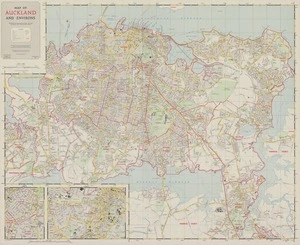 Map of Auckland and environs.