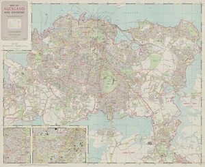 Map of Auckland and environs.
