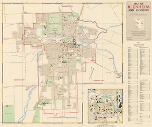 Map of Blenheim and environs.