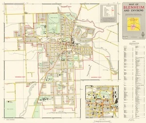 Map of Blenheim and environs.