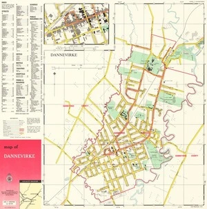 Map of Dannevirke.