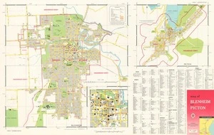 Map of Blenheim and Picton.