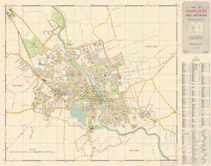 Map of Hamilton and environs.