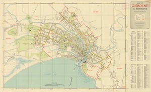 Map of Gisborne & environs.