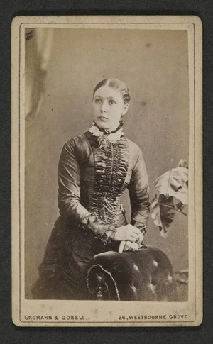 Gromann & Gobeli (London) fl 1860s-1880s :Portrait of Alice Weir
