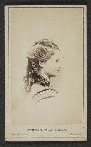 Johnstone, O'Shannessy & Co (Melbourne) fl 1865-1893 :Portrait of Mrs Hankinson (wife of Donald Hankinson)